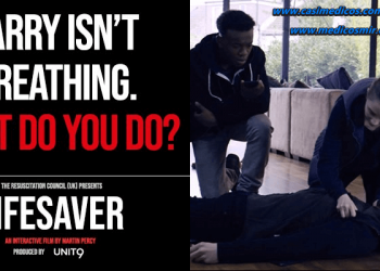 Harry tiene 15 años y está sufriendo un paro cardíaco. Aprende RCP y desfibrilación