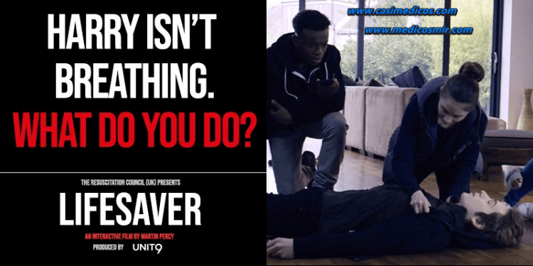 Harry tiene 15 años y está sufriendo un paro cardíaco. Aprende RCP y desfibrilación